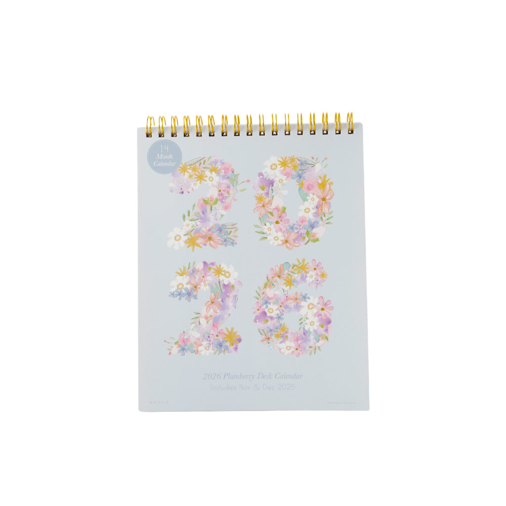 2026 Desk Calendar - Plumberry